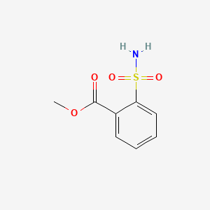 Chemical structure of Methyl 2-(Aminosulfonyl)benzoate