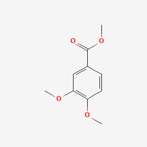 Chemical structure of Methyl 3,4-dimethoxybenzoate