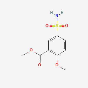 Chemical structure of Methyl 5-sulfamoyl-o-anisate