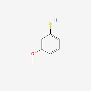 Chemical structure of 3-Methoxythiophenol