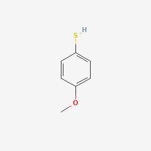 Chemical structure of 4-Methoxythiophenol