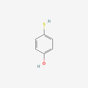 Chemical structure of 4-Mercaptophenol