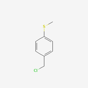 Chemical structure of 4-(Methylthio)benzyl chloride