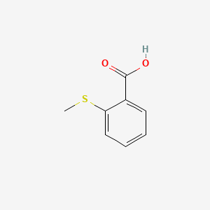 Chemical structure of 2-(Methylthio)benzoic acid
