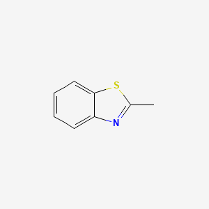Chemical structure of 2-Methylbenzothiazole