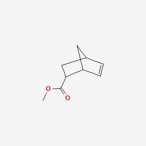 Chemical structure of Methyl bicyclo[2.2.1]hept-5-ene-2-carboxylate