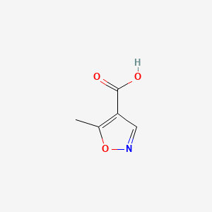 Chemical structure of 5-Methylisoxazole-4-carboxylic Acid