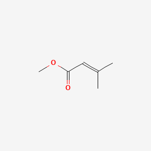 Chemical structure of Methyl 3,3-Dimethylacrylate