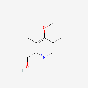 Chemical structure of 4-Methoxy-3,5-dimethyl-2-pyridinemethanol