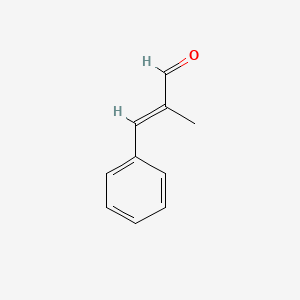 Chemical structure of 2-Methylcinnamic aldehyde