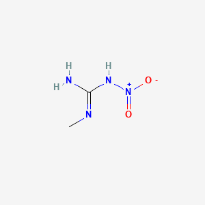 Chemical structure of 1-Methyl-3-nitroguanidine