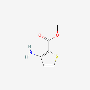 Chemical structure of Methyl 3-amino-2-thiophenecarboxylate