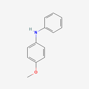 Chemical structure of N-phenyl-p-anisidine