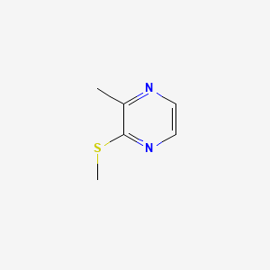 Chemical structure of 2-Methyl-3-(methylthio)pyrazine