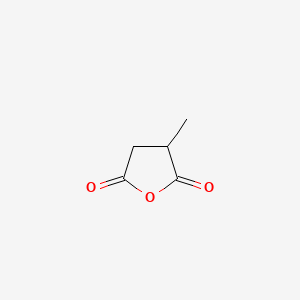Chemical structure of Methylsuccinic anhydride