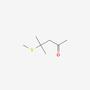 Chemical structure of 4-Methylthio-4-methyl-2-pentanone
