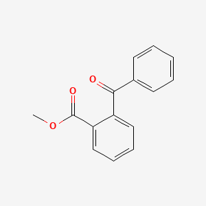 Chemical structure of Methyl-2-benzoylbenzoate