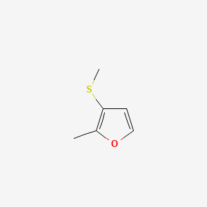 Chemical structure of 2-Methyl-3-(methylthio)furan