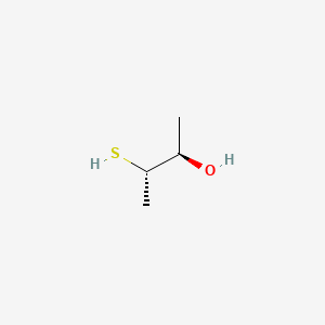Chemical structure of 2-Mercapto-3-butanol