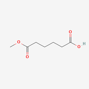 Chemical structure of mono-Methyl adipate