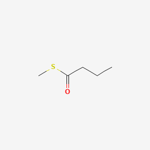 Chemical structure of Methyl thiobutyrate