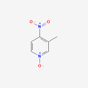 Chemical structure of 3-Methyl-4-nitropyridine N-oxide
