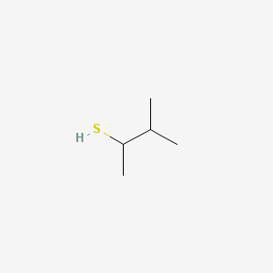 Chemical structure of 3-Methyl-2-butanethiol