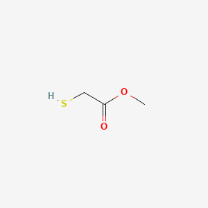 Chemical structure of Methyl thioglycolate