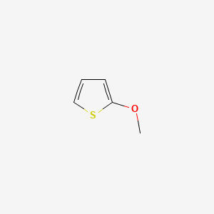 Chemical structure of 2-Methoxythiophene