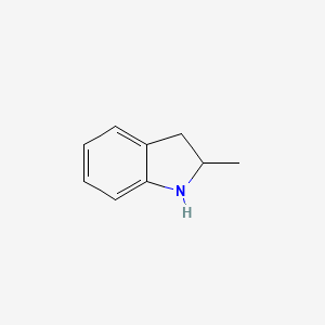 Chemical structure of 2-Methylindoline