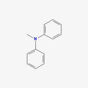 Chemical structure of Methyldiphenylamine