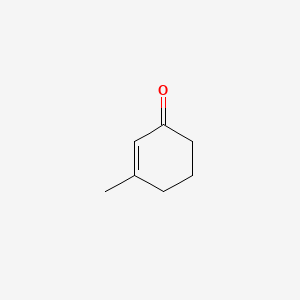 Chemical structure of 3-Methyl-2-cyclohexenone