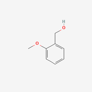 Chemical structure of 2-Methoxybenzyl alcohol