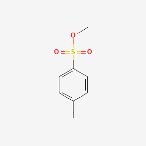 Chemical structure of Methyl-p-toluenesulfonate