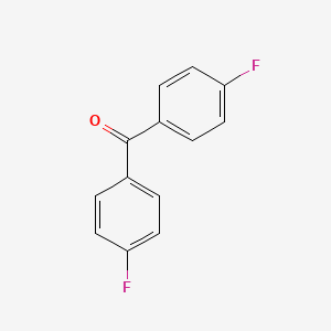 Chemical structure of 4,4'-Difluorobenzophenone