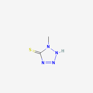 Chemical structure of 5-Mercapto-1-methyltetrazole