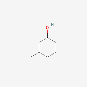 Chemical structure of 3-Methylcyclohexanol (cis- and trans- mixture)