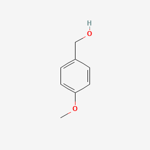 Chemical structure of 4-Methoxybenzyl alcohol