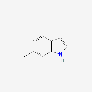 Chemical structure of 6-Methylindole