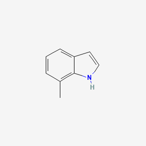 Chemical structure of 7-Methylindole