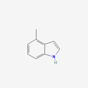 Chemical structure of 4-Methylindole
