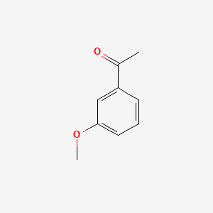 Chemical structure of 3-Methoxyacetophenone