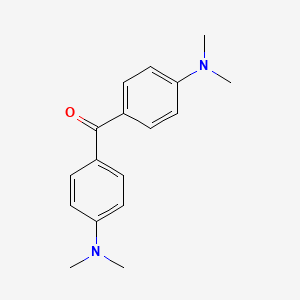 Chemical structure of Michler's ketone
