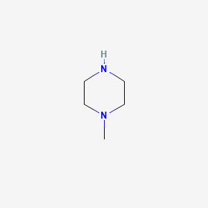 Chemical structure of 1-Methylpiperazine