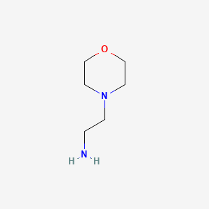 Chemical structure of 2-Morpholinoethylamine