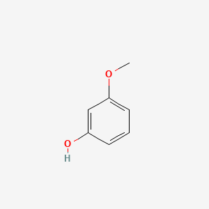 Chemical structure of 3-Methoxyphenol