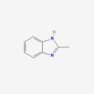 Chemical structure of 2-Methylbenzimidazole