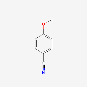 Chemical structure of 4-Methoxybenzonitrile