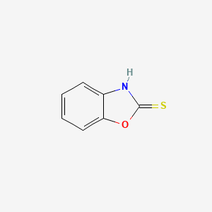 Chemical structure of 2-Mercaptobenzoxazole