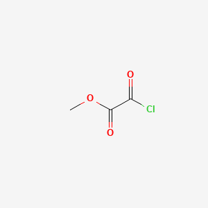 Chemical structure of Methyl chlorooxoacetate